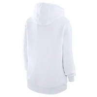 Sweat à capuche en polaire blanc motif graphique Dallas Mavericks G-III 4Her par Carl Banks pour femme