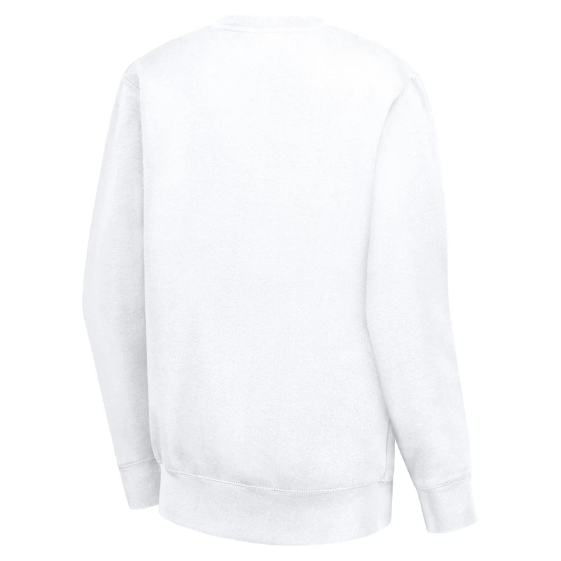 Sweat-shirt en polaire blanc à motif cœur des Dallas Mavericks G-III 4Her par Carl Banks pour femme