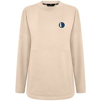 Sweat-shirt kaki Beaudry pour femme des Dallas Mavericks de Levelwear