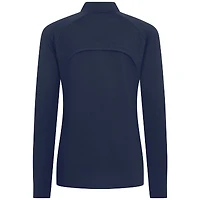 Haut à fermeture éclair quart de tour Flex Insignia 2.0 bleu marine pour femme des Dallas Mavericks Levelwear
