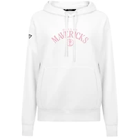 Women's Levelwear  White Dallas Mavericks Mother's Day Adorn Arched Pullover Hoodie