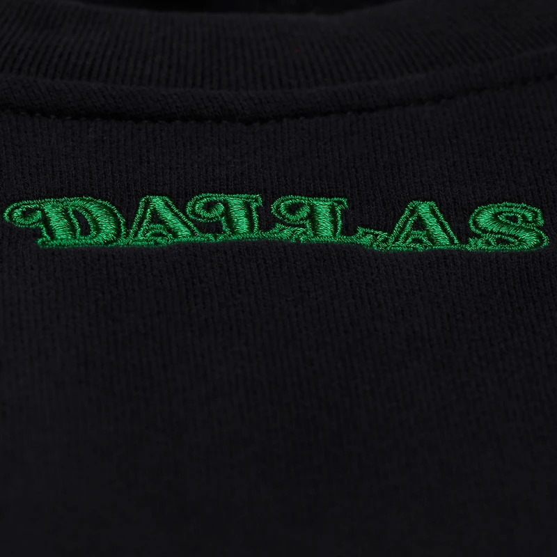 Sweat-shirt léger Mitchell & Ness Hardwood Classics pour femme, noir, Dallas Mavericks.