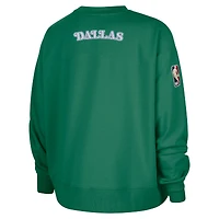Sweat-shirt en molleton Premium Phoenix Hardwood Classics édition classique Dallas Mavericks Nike vert pour femme