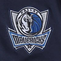 Sweat à capuche court Dallas Mavericks Jewels Pro Standard pour femme, bleu marine