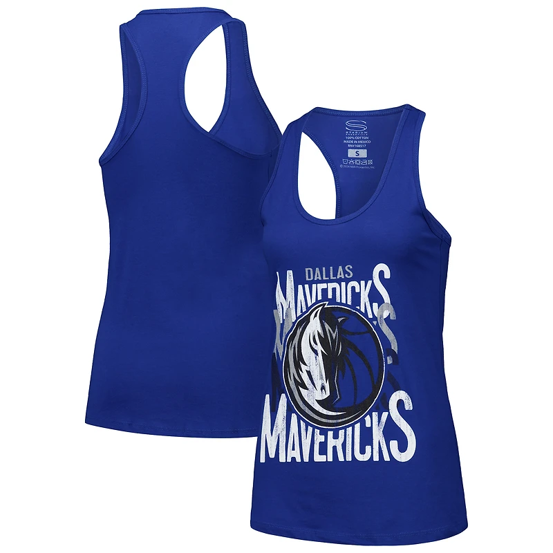 Débardeur bleu Stadium Essentials pour femmes Dallas Mavericks Dedication