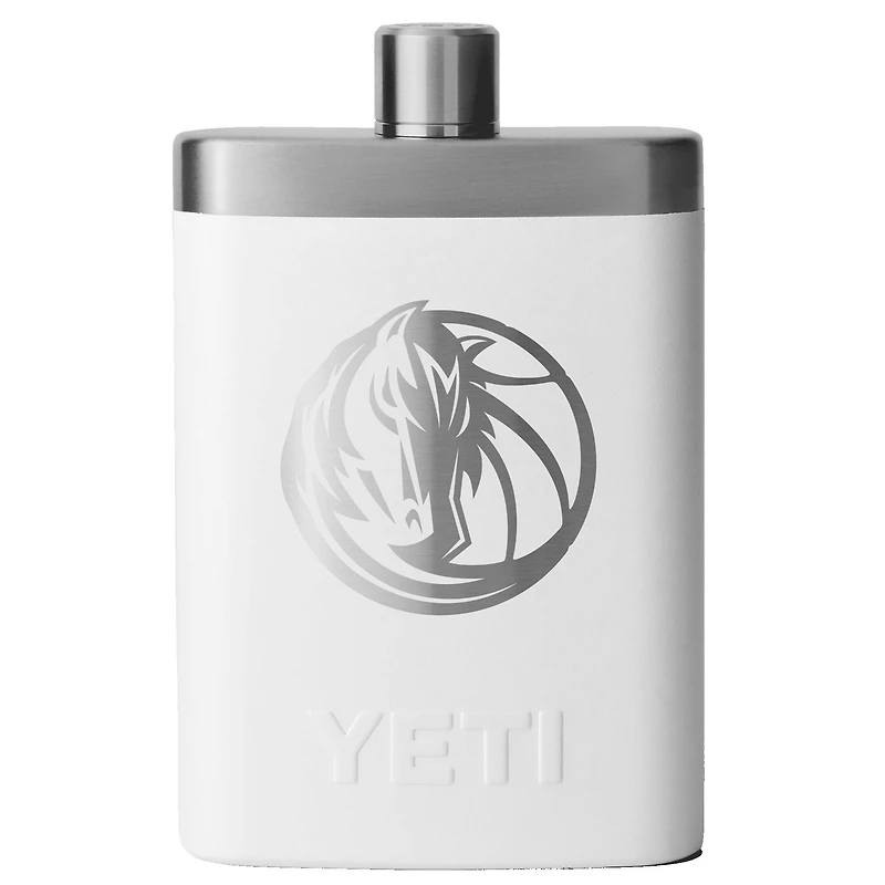 YETI White Dallas Mavericks 7oz. Flask