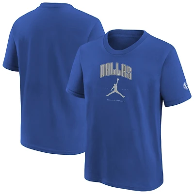 Youth Jordan Brand Blue Dallas Mavericks Essential Cities T-Shirt