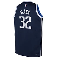 Youth Jordan Brand Cooper Flagg Navy Dallas Mavericks Swingman Jersey - Statement Edition