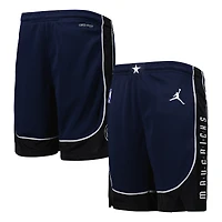Youth Jordan Brand  Navy Dallas Mavericks Authentic Statement Edition Swingman Shorts