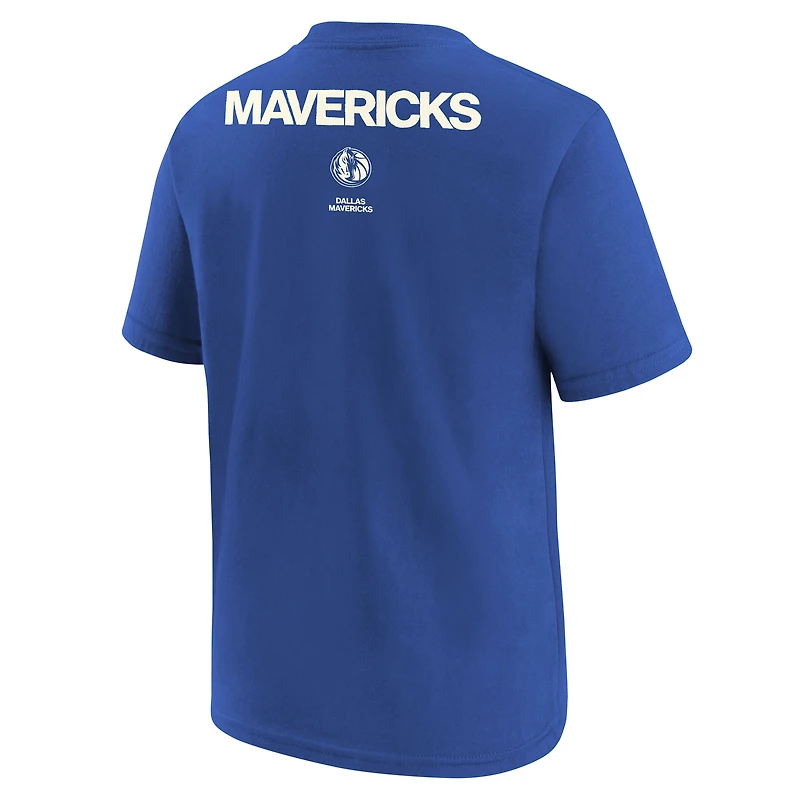 T-shirt Jordan Brand Royal Dallas Mavericks Courtside Statement 85 pour jeune