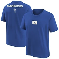 Youth Jordan Brand  Royal Dallas Mavericks Courtside Statement 85 T-Shirt