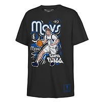 T-shirt Mitchell & Ness Cooper Flagg noir pour enfant, Dallas Mavericks, avec inscription Chalked Up
