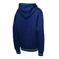 Sweat à capuche en polaire Mitchell & Ness bleu marine Dallas Mavericks pour enfant