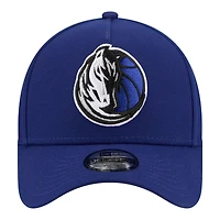 Youth New Era  Navy Dallas Mavericks 9FORTY A-Frame Adjustable Hat