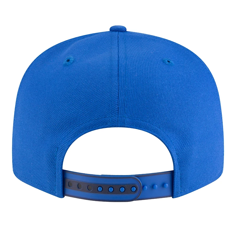 Youth New Era White/Blue Dallas Mavericks 2025 NBA Tip Off Split Panel 9FIFTY Snapback Hat