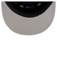 Youth New Era  White/Blue Dallas Mavericks 2025 NBA Tip Off Split Panel 9FIFTY Snapback Hat