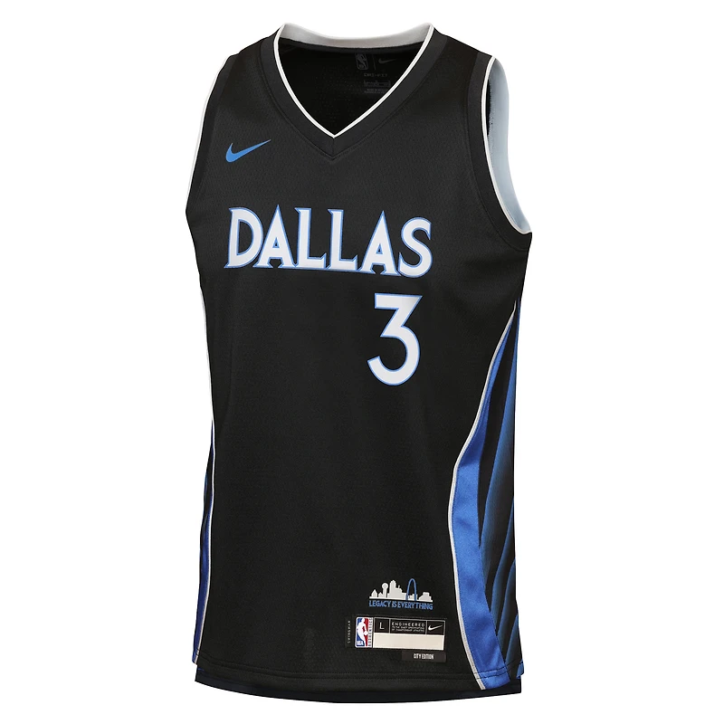 Youth Nike Anthony Davis Black Dallas Mavericks 2025/26 City Edition Swingman Jersey