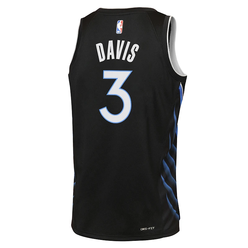 Maillot Swingman Nike Anthony Davis noir Dallas Mavericks édition City 2025/26 pour jeunes