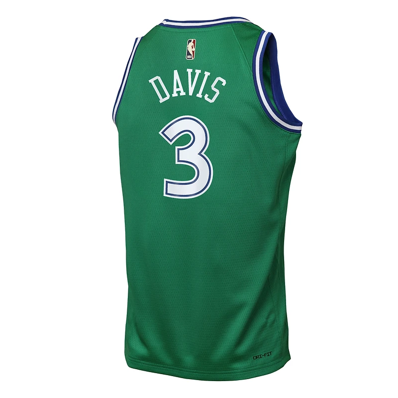 Maillot Swingman vert Nike Anthony Davis des Dallas Mavericks pour enfant - Édition Classique