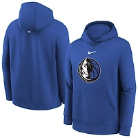 Sweat à capuche Nike bleu Dallas Mavericks 2025/26 Club Fleece pour jeune