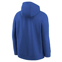 Youth Nike Blue Dallas Mavericks 2025/26 Club Fleece Practice Hoodie