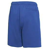 Youth Nike Blue Dallas Mavericks Courtside Club Fleece Shorts