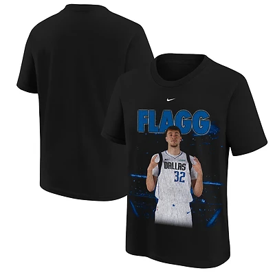 Youth Nike Cooper Flagg Black Dallas Mavericks New Faces x Places T-Shirt