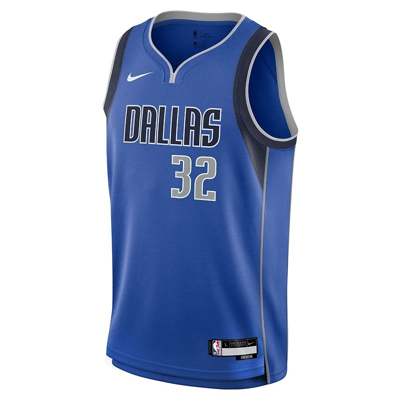 Youth Nike Cooper Flagg Blue Dallas Mavericks Swingman Jersey - Icon Edition