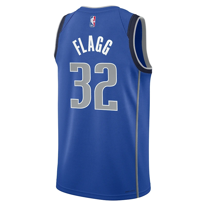 Maillot Swingman Nike Cooper Flagg bleu Dallas Mavericks pour enfant - Édition Icon