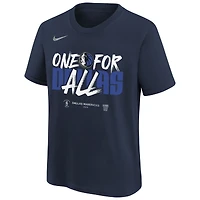 Youth Nike  Navy Dallas Mavericks 2024 NBA Playoffs Mantra T-Shirt