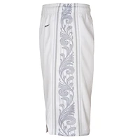 Short de performance Nike blanc Dallas Mavericks 2024/25 City Edition Swingman pour jeune