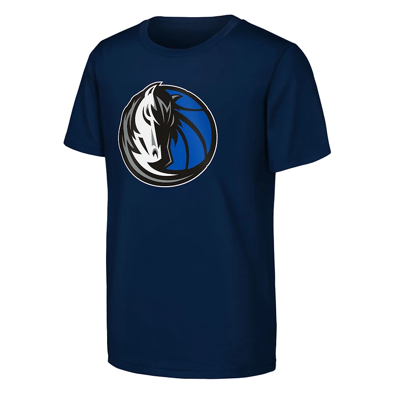 T-shirt avec logo principal des Royal Dallas Mavericks pour jeunes
