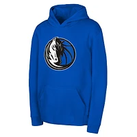 Sweat à capuche Youth Outerstuff Royal Dallas Mavericks avec logo principal
