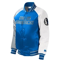 Veste universitaire à boutons-pression raglan Royal Dallas Mavericks pour jeune