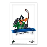 Daffy Duck Dallas Stars 11"x 17" Looney Tunes affiche imprimée