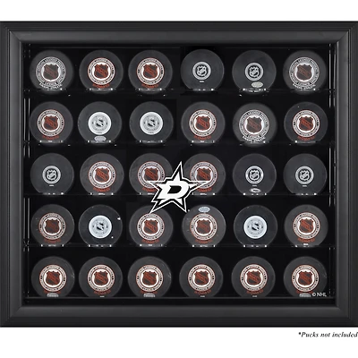 Vitrine noire pour 30 rondelles des Dallas Stars