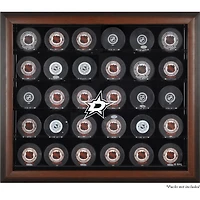Dallas Stars 30-Puck Brown Display Case