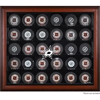 Vitrine de présentation en acajou pour 30 rondelles des Dallas Stars