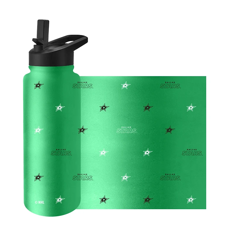 Bouteille de boisson rafraîchissante à boire à répétition de 34 oz des Dallas Stars