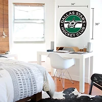 Dallas Stars - 36'' x 36'' Team Repositional Stripe Design Vinyl Sticker Mural