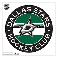 Dallas Stars - 36'' x 36'' Team Repositional Stripe Design Vinyl Wall Decal