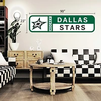 Dallas Stars - 90'' x 23'' Team Logo Repositionable Wall Decal