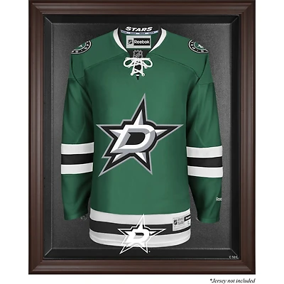 Dallas Stars Brown Framed Logo Jersey Display Case