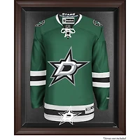 Dallas Stars Brown Framed Logo Jersey Display Case