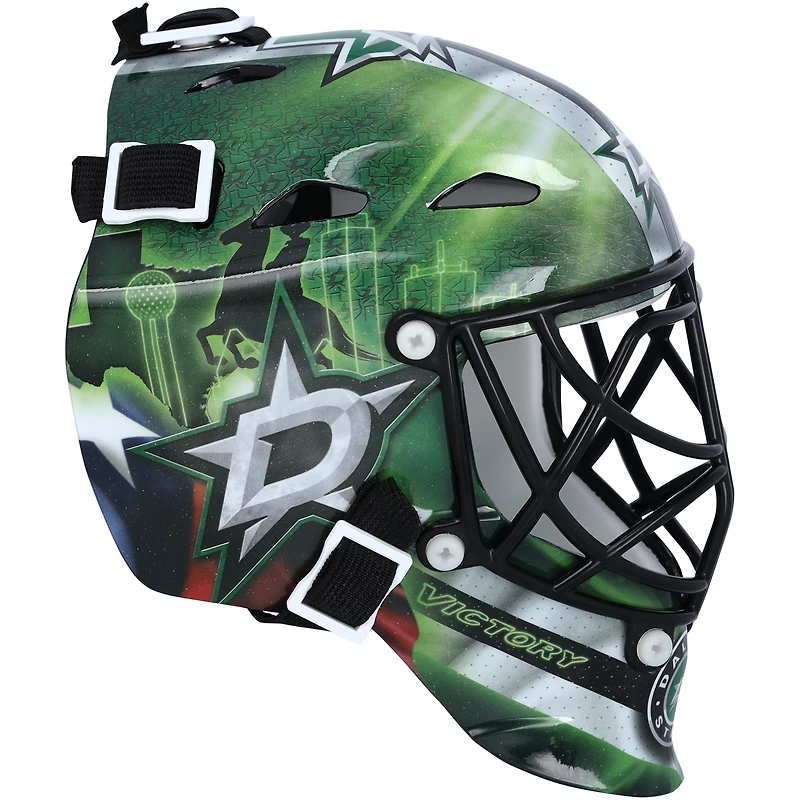 Masque de gardien de but miniature alternatif Franklin Sports des Dallas Stars
