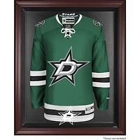 Vitrine de présentation encadrée en acajou pour maillots des Dallas Stars