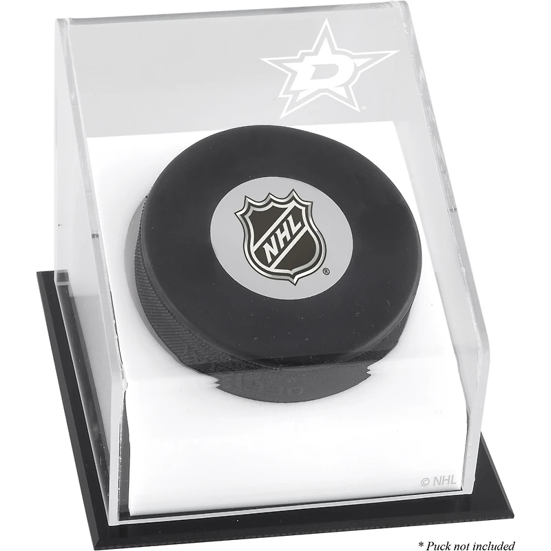 Vitrine de luxe avec logo des Dallas Stars Puck
