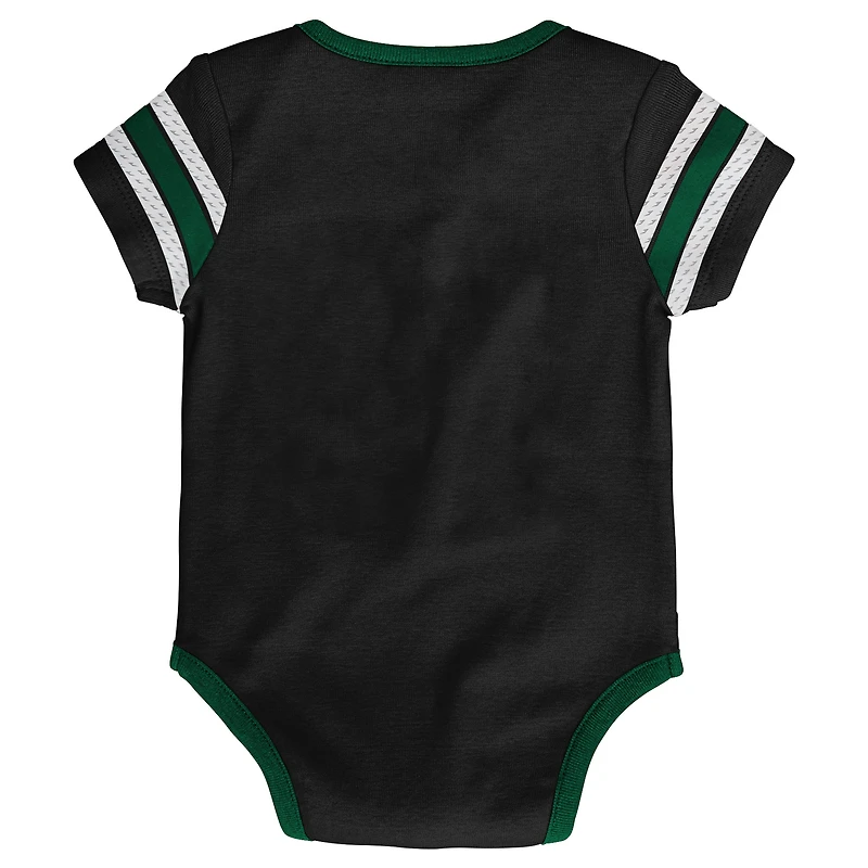Infant Black Dallas Stars Hockey Jersey Bodysuit