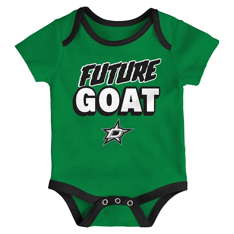Lot de trois bodies pour bébé Dallas Stars Loyal Buddies