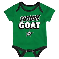 Infant Dallas Stars Loyal Buddies Three-Pack Bodysuit Set